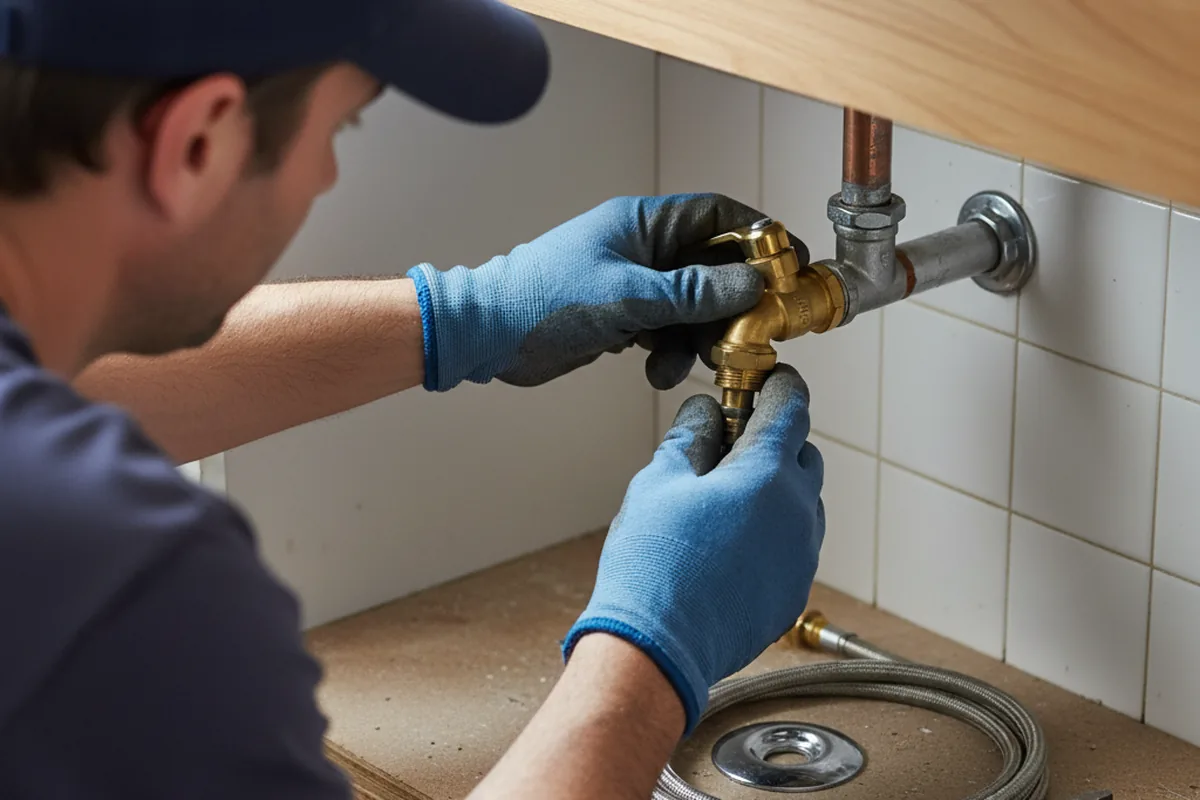 Shutoff valve and fitting work during Emergency Plumbing in Fort Morgan